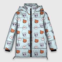 Куртка зимняя женская Kyo, Yuki and Honda, цвет: 3D-светло-серый