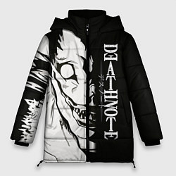 Куртка зимняя женская Персонаж Рюк Death Note, цвет: 3D-светло-серый