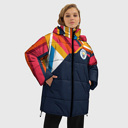 Куртка зимняя женская МАНЧЕСТЕР СИТИ 2021, цвет: 3D-светло-серый — фото 2