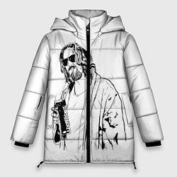 Куртка зимняя женская Большой Лебовски Big Lebowski, цвет: 3D-черный