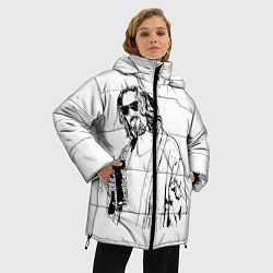 Куртка зимняя женская Большой Лебовски Big Lebowski, цвет: 3D-черный — фото 2