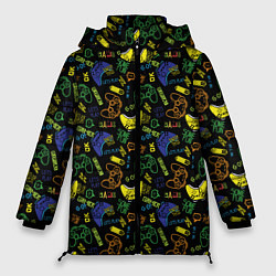 Куртка зимняя женская Игроман, цвет: 3D-черный