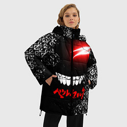 Куртка зимняя женская БЕРСЕРК глаз, цвет: 3D-черный — фото 2