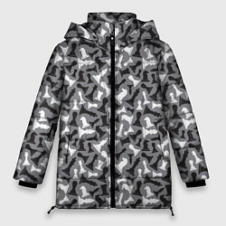 Куртка зимняя женская Шахматист, цвет: 3D-светло-серый