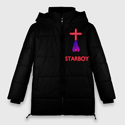 Куртка зимняя женская STARBOY - The Weeknd, цвет: 3D-черный