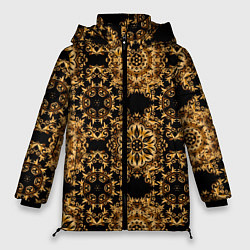 Женская зимняя куртка Versace классические узоры
