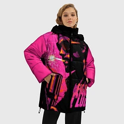 Куртка зимняя женская Тайлер Дёрден с динамитом, цвет: 3D-черный — фото 2