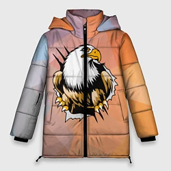 Куртка зимняя женская Орел 3D, цвет: 3D-черный