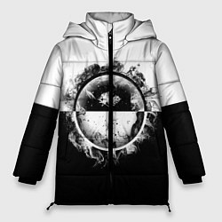 Куртка зимняя женская Black and White, цвет: 3D-черный