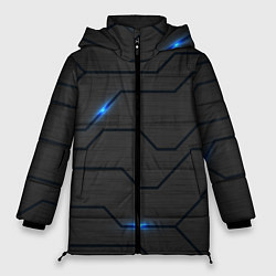 Куртка зимняя женская СОВРЕМЕННАЯ ТЕХНОЛОГИЯ СТАЛЬ, цвет: 3D-черный