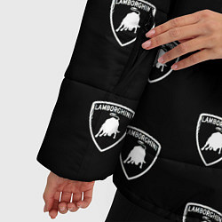 Куртка зимняя женская Ламборджини, цвет: 3D-черный — фото 2