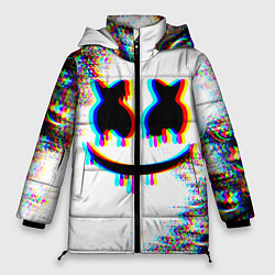 Куртка зимняя женская MARSHMELLOW GLITCH, цвет: 3D-черный