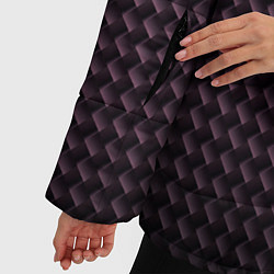 Куртка зимняя женская Неоновая мозаика, цвет: 3D-черный — фото 2