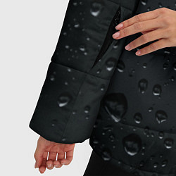 Куртка зимняя женская Ночной дождь, цвет: 3D-черный — фото 2