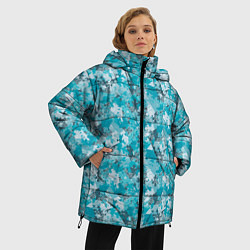 Куртка зимняя женская Снежный Дизайн, цвет: 3D-черный — фото 2