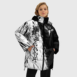 Куртка зимняя женская ТОКИЙСКИЕ МСТИТЕЛИ WALHALLA КЛАН, цвет: 3D-черный — фото 2