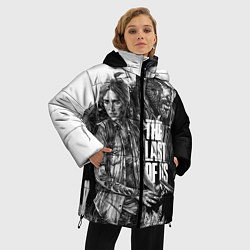 Куртка зимняя женская THE LAST OF US ЧЁРНО БЕЛЫЙ, цвет: 3D-черный — фото 2
