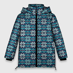 Куртка зимняя женская Алатырь свитер, цвет: 3D-черный