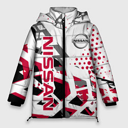 Куртка зимняя женская Nissan Ниссан, цвет: 3D-черный