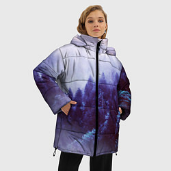 Куртка зимняя женская ЛЕСНОЙ ТУМАН, цвет: 3D-красный — фото 2