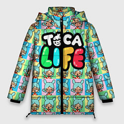 Куртка зимняя женская Toca Boca logo Тока Бока Рита, цвет: 3D-черный