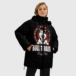 Куртка зимняя женская Бультерьер Bull Terrier, цвет: 3D-черный — фото 2