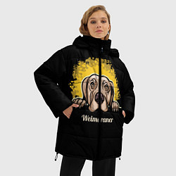 Куртка зимняя женская Веймаранер Weimaraner, цвет: 3D-черный — фото 2
