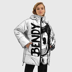 Куртка зимняя женская BENDY - БЕНДИ БРЫЗГИ КРАСКИ, цвет: 3D-черный — фото 2