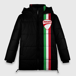 Куртка зимняя женская DUCATI MOTOCYCLE ITALY LINE, цвет: 3D-светло-серый