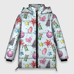 Куртка зимняя женская Good New Year Spirit, цвет: 3D-светло-серый
