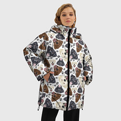 Куртка зимняя женская Лабрадор Labrador Retriever, цвет: 3D-светло-серый — фото 2