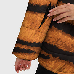 Куртка зимняя женская ТИГРИНАЯ ШКУРА, цвет: 3D-черный — фото 2