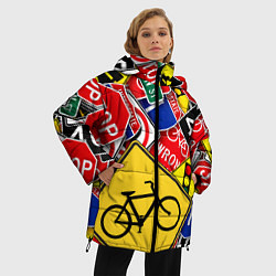 Куртка зимняя женская Главная дорога, цвет: 3D-светло-серый — фото 2