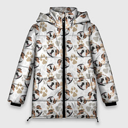 Куртка зимняя женская Английский Бульдог Bulldog, цвет: 3D-черный