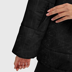 Куртка зимняя женская ЦСКА Москва black theme, цвет: 3D-черный — фото 2