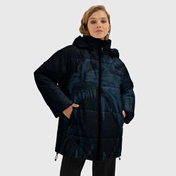 Куртка зимняя женская Zenit lion dark theme, цвет: 3D-черный — фото 2