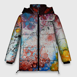 Куртка зимняя женская ЦветоТрэш, цвет: 3D-красный