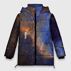 Куртка зимняя женская Cosmic animal, цвет: 3D-красный