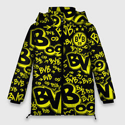 Женская зимняя куртка BVB 09 - BORUSSIA Боруссия Дортмунд