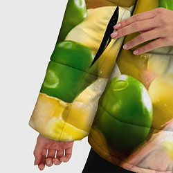 Куртка зимняя женская Весь в оливье, цвет: 3D-светло-серый — фото 2