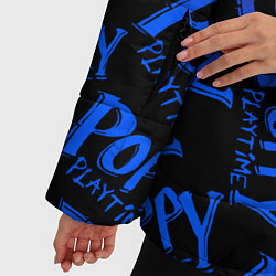 Куртка зимняя женская POPPY PLAYTIME LOGO NEON, ХАГИ ВАГИ, цвет: 3D-красный — фото 2