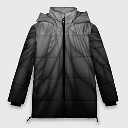 Куртка зимняя женская Коллекция Rays Лучи Черный Абстракция 661-11-w1, цвет: 3D-черный