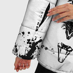 Куртка зимняя женская ШКОЛЫ И ЗНАКИ ВЕДЬМАКОВ, цвет: 3D-черный — фото 2