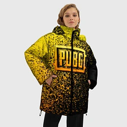 Куртка зимняя женская PUBG - ПАБГ ОСКОЛКИ, цвет: 3D-черный — фото 2