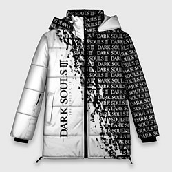 Куртка зимняя женская Dark souls темные души, цвет: 3D-светло-серый