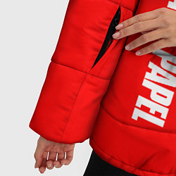 Куртка зимняя женская La Casa de Papel bum bum ciao, цвет: 3D-красный — фото 2