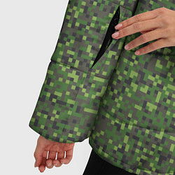 Куртка зимняя женская Военный Камуфляж Цифра, цвет: 3D-светло-серый — фото 2