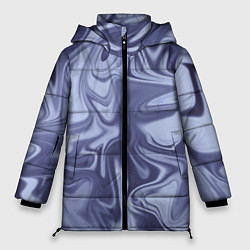 Куртка зимняя женская Crystal Abstract Blue, цвет: 3D-черный