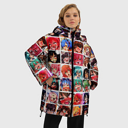 Куртка зимняя женская AHEGAO ЦВЕТНОЙ - АХЕГАО, цвет: 3D-красный — фото 2