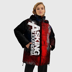 Куртка зимняя женская Asking Alexandria British, цвет: 3D-черный — фото 2